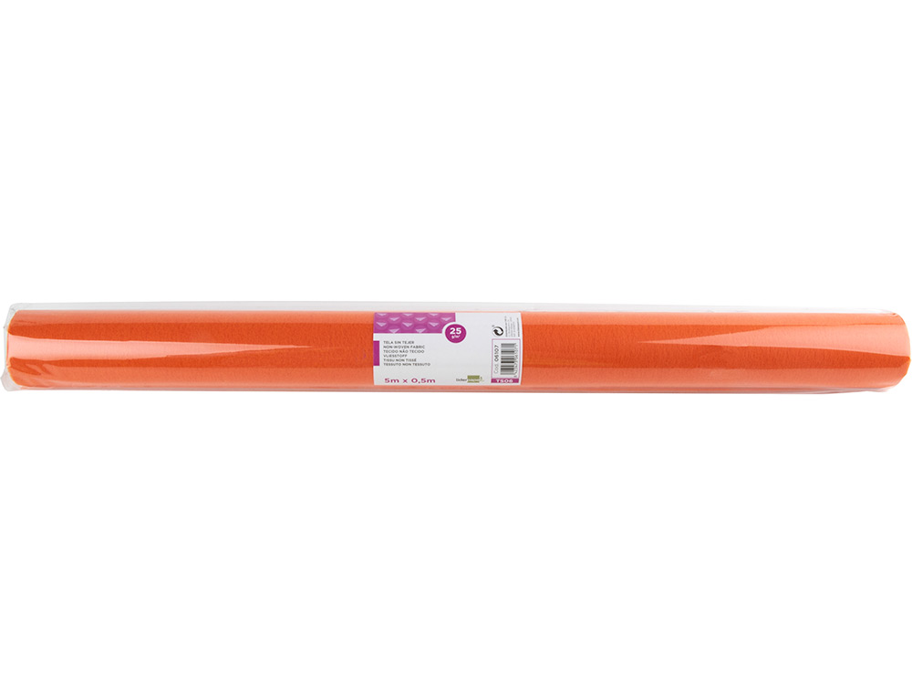 TEJIDO SIN TEJER LIDERPAPEL TERILENO 25 G/M2 ROLLO DE 5 MT NARANJA