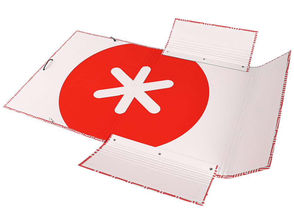 CARPETA LIDERPAPEL ANTARTIK GOMAS A4 3 SOLAPAS CARTON FORRADO TRENDING COLORES SURTIDOS