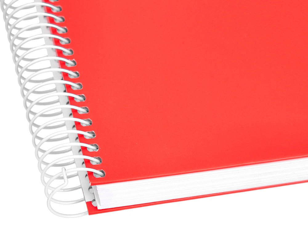 CUADERNO ESPIRAL LIDERPAPEL A4 CRAFTY TAPA FORRADA 80H 90 90GR CUADRO 4MM CON MARGEN COLORES SURTIDOS