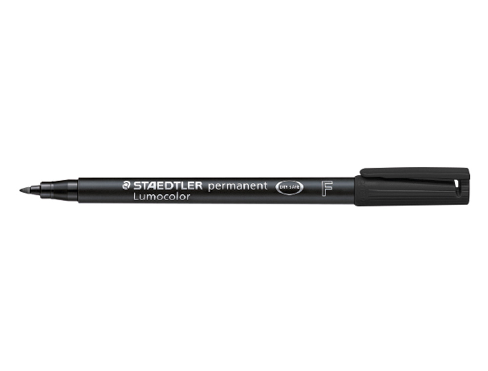 ROTULADOR STAEDTLER LUMOCOLOR RETROPROYECCION PUNTA DE FIBRAPERMANENTE 318-9 NEGRO PUNTA FINA REDONDA 0.6 MM
