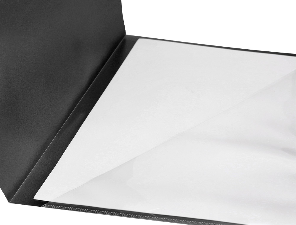 CARPETA LIDERPAPEL DOSSIER A4 UÑERO NEGRO OPACO