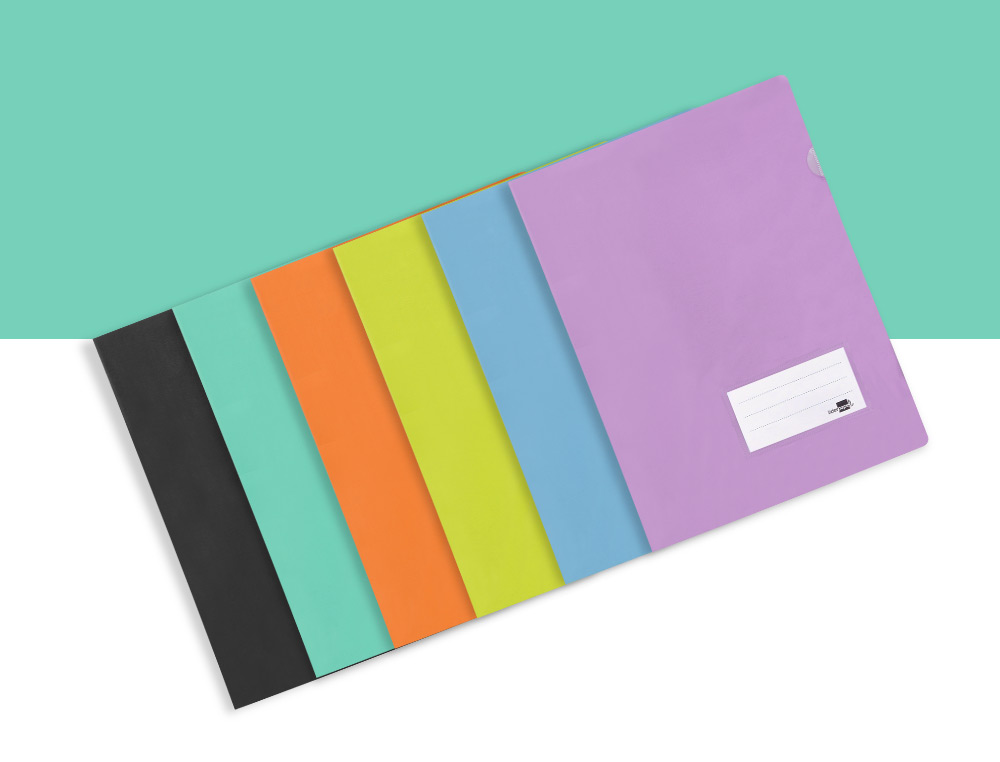 CARPETA LIDERPAPEL DOSSIER A4 UÑERO NEGRO OPACO