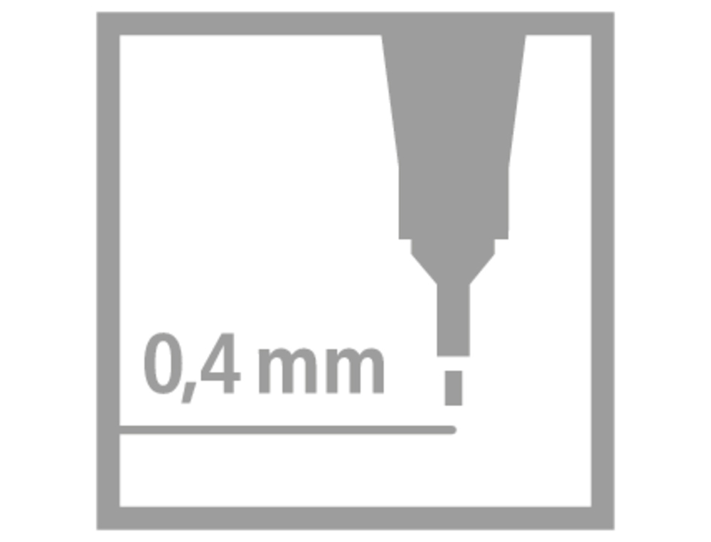 ROTULADOR STABILO PUNTA DE FIB RA POINT 88 OCRE PUNTA FINA 0,4MM