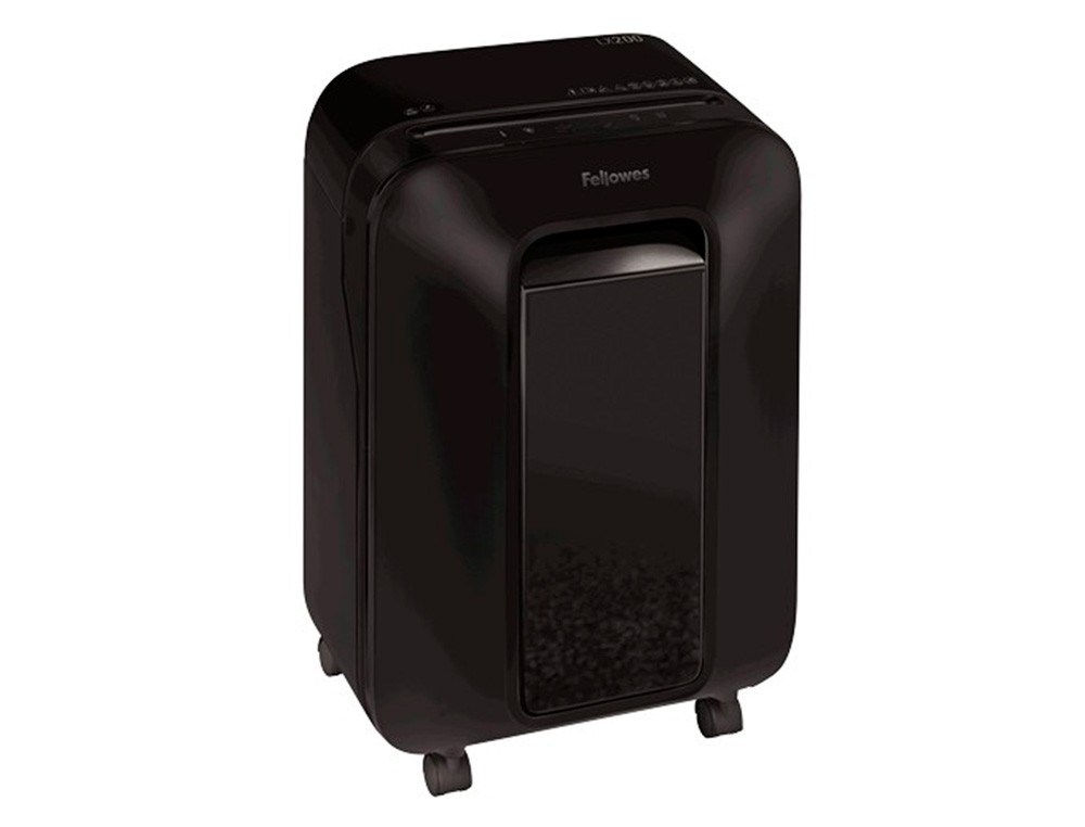 DESTRUCTORA DE DOCUMENTOS FELLOWES LX-200 CAPACIDAD DE CORTE 12 H SEGURIDAD P4 DESTRUYE GRAPAS CLIPS Y
