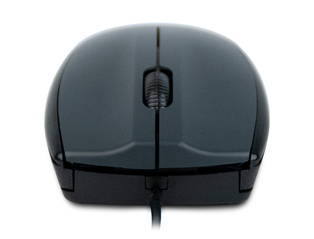 RATON NGS WIRED MIST OPTICO CON CABLE 1000 DPI AMBIDIESTROS USB COLOR NEGRO