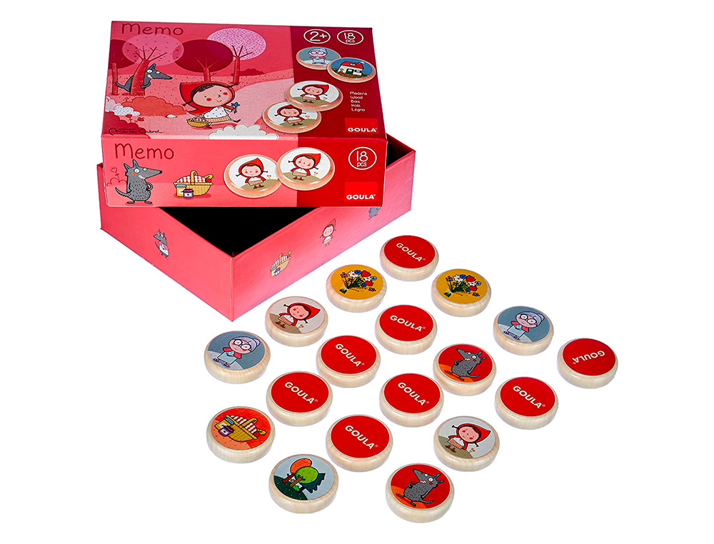 JUEGO GOULA DIDACTICO MEMO CAPERUCITA ROJA