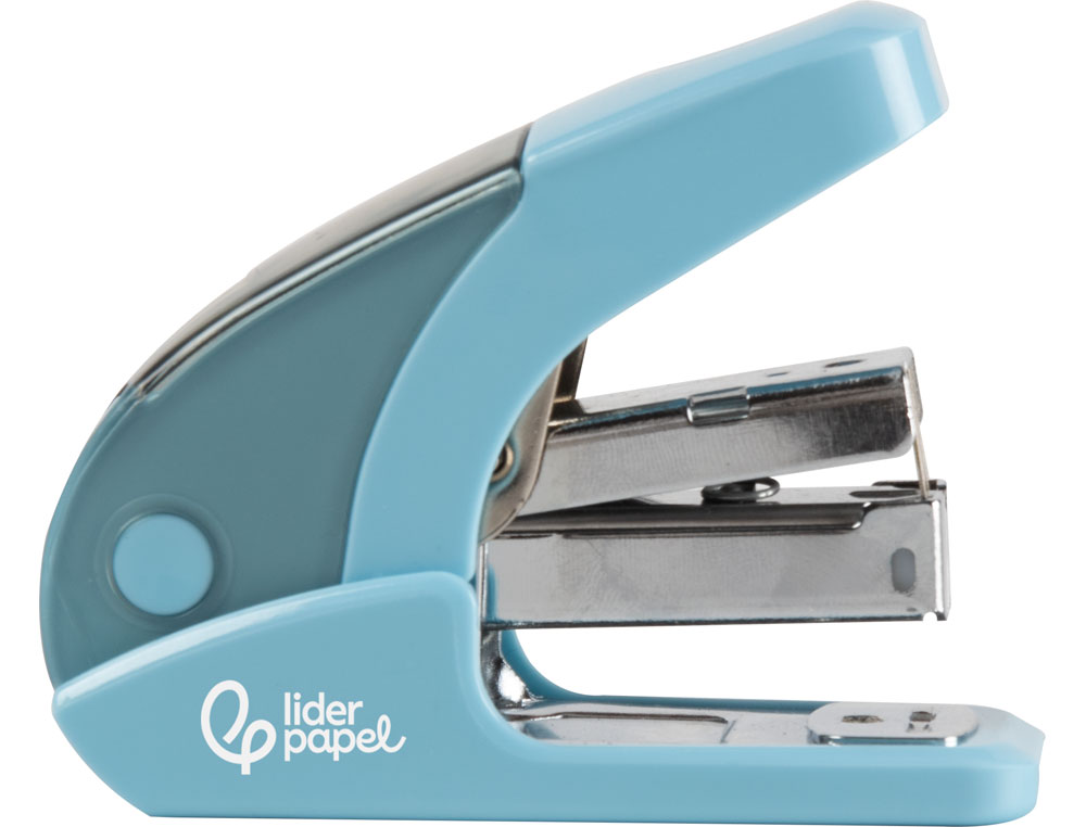 GRAPADORA LIDERPAPEL MICRO CON REGALO DE CAJA DE 1000 GRAPAS 24/6 26/6 CAPACIDAD 20 HOJAS