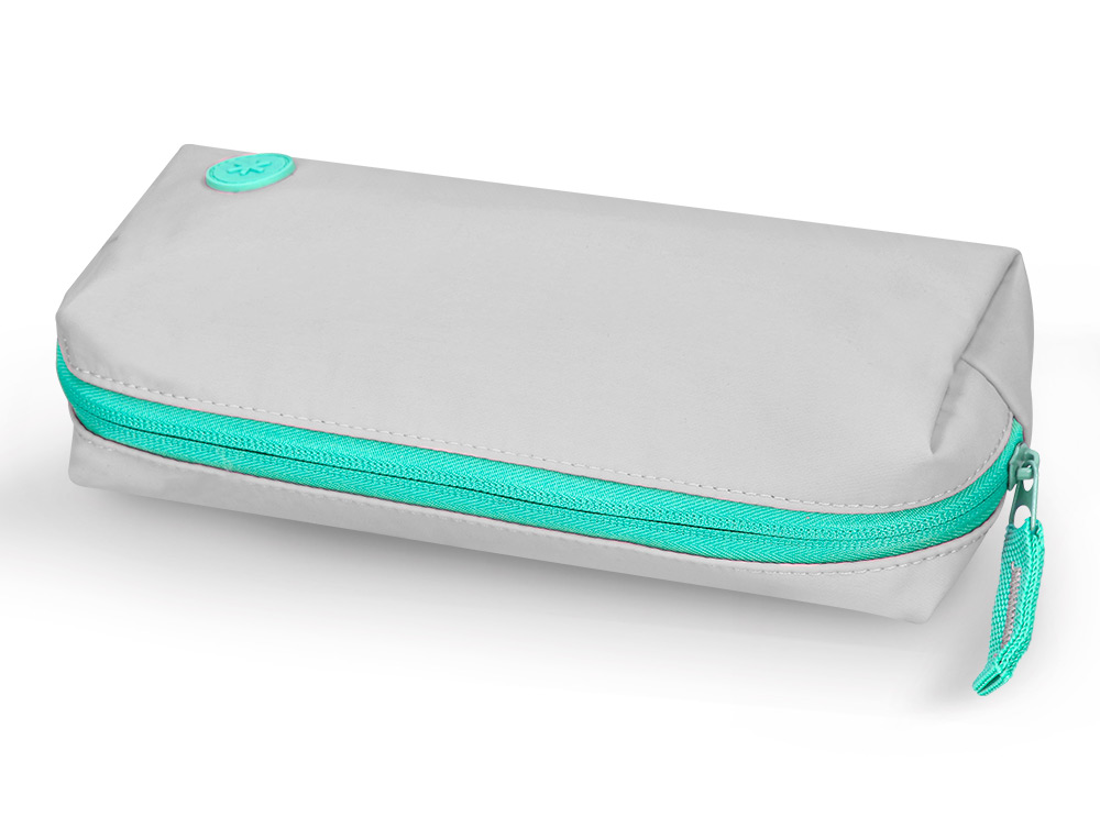 ESTUCHE PORTATODO ANTARTIK BASIC PACK 1 COMPARTIMENTO GRIS COMPAERO MOCHILA 80X55X210 MM