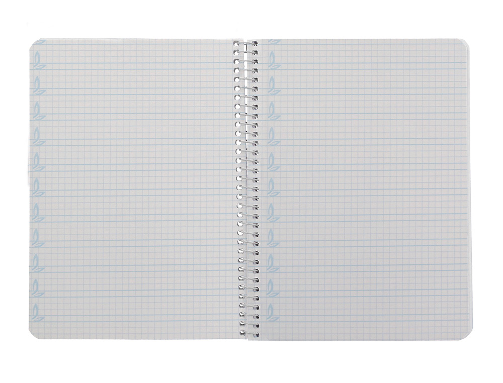 CUADERNO ESPIRAL LIDERPAPEL A5 PAUTAGUIA TAPA DURA 80H 90 GR CUADRO PAUTADO 4MM COLOR LILA