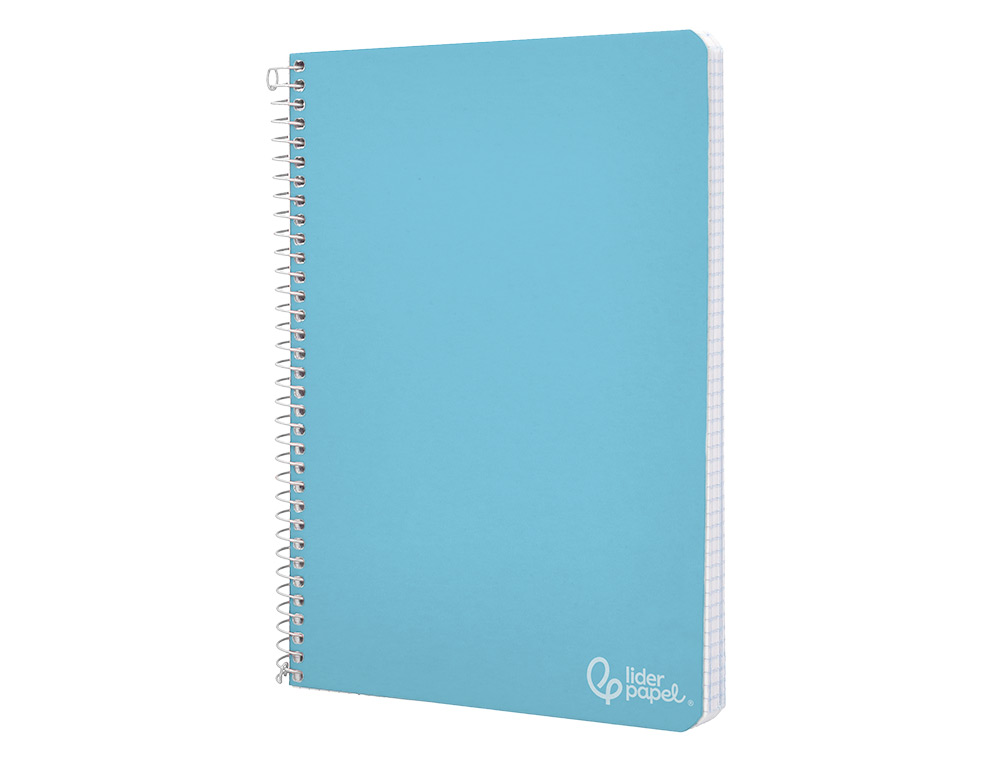 CUADERNO ESPIRAL LIDERPAPEL A4 WITTY TAPA DURA 80H 90GR RAYADO MONTESSORI 5MM COLORES SURTIDOS
