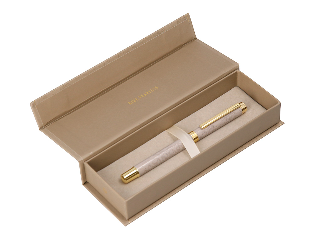 ROLLER BELIUS WILD WEST ALUMINIO COLOR BEIGE TINTA COLOR NEGRO CAJA DE DISEO