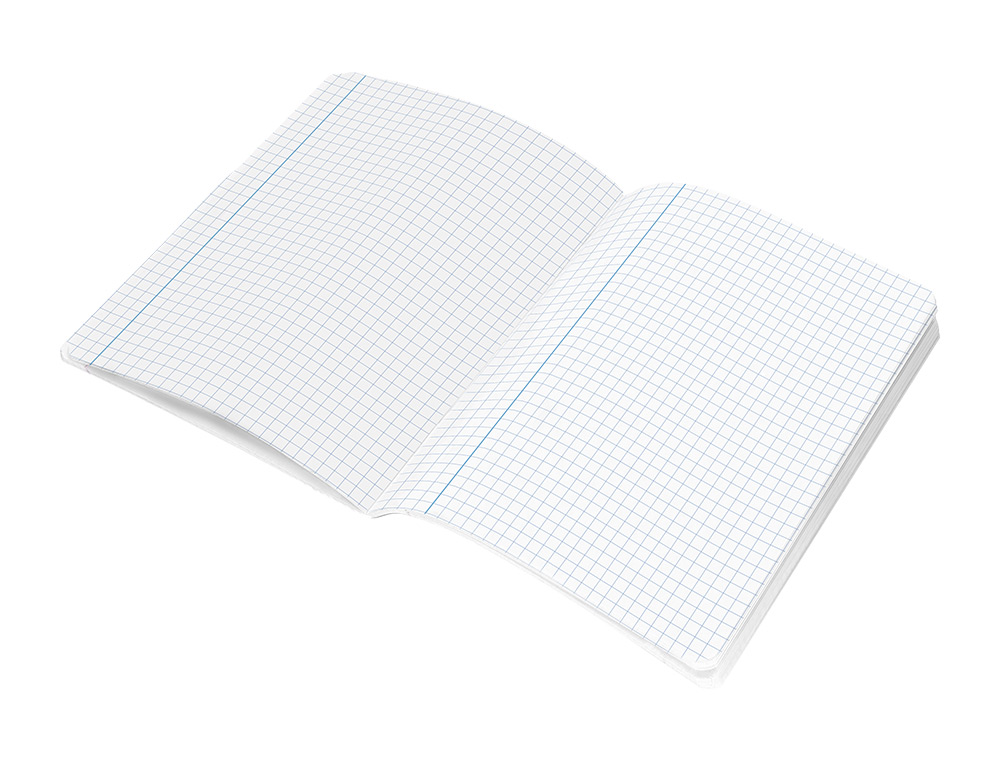 LIBRETA LIDERPAPEL SMART A5 PLUS 32 HOJAS 75GR CUADRO 6MM CON MARGEN