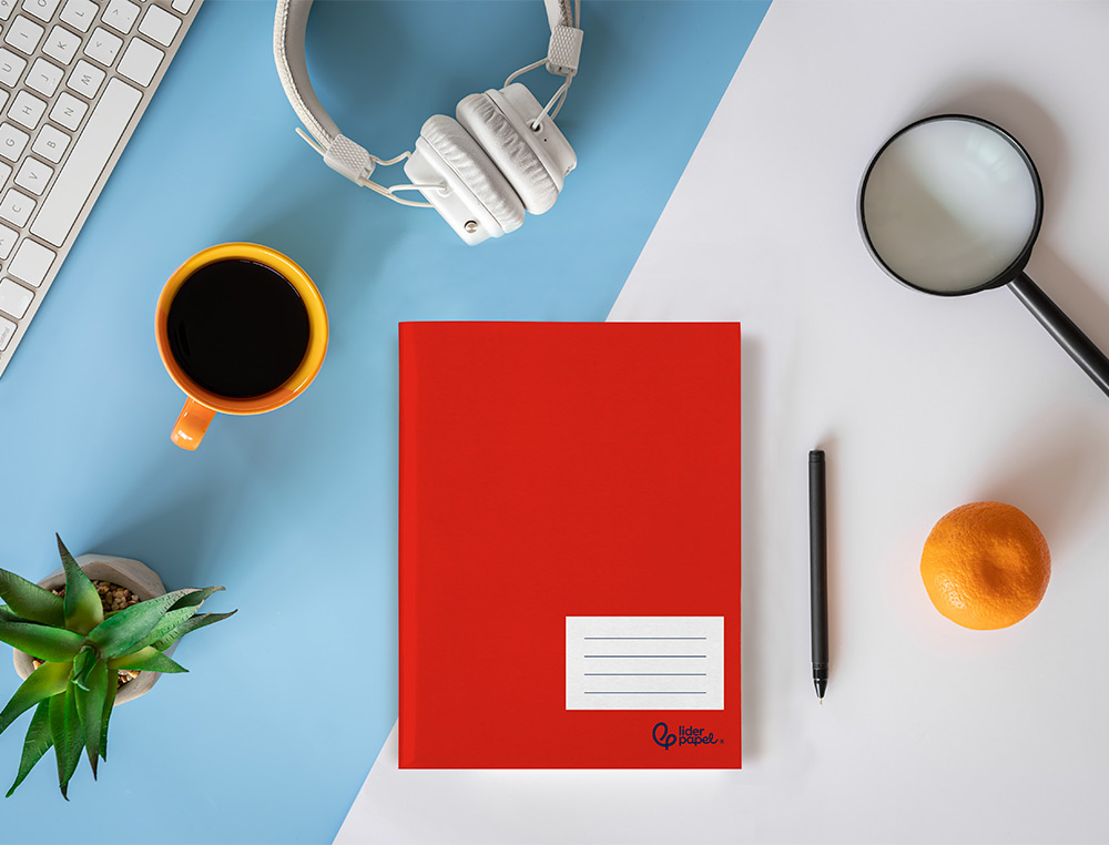 LIBRETA LIDERPAPEL SMART A5 PLUS 32 HOJAS 75GR CUADRO 8MM CON MARGEN COLORES SURTIDO