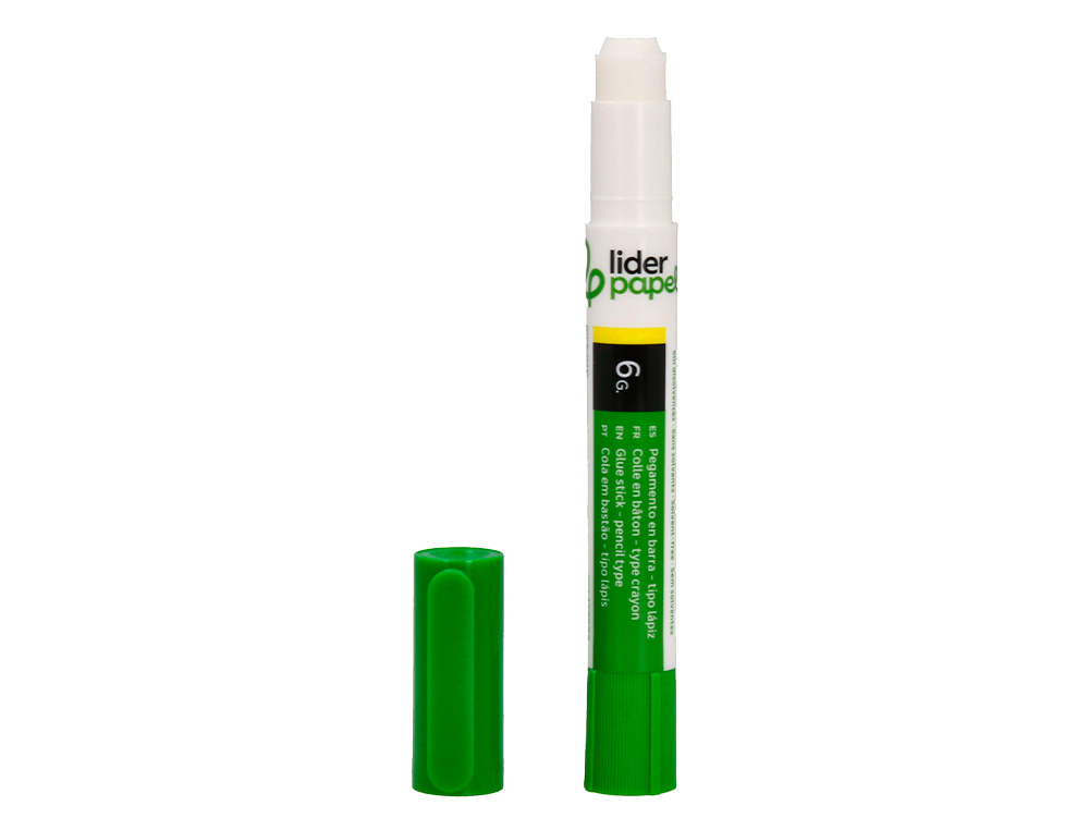 PEGAMENTO LIDERPAPEL EN BARRA 6 GR BOLIGRAFO CON CLIP