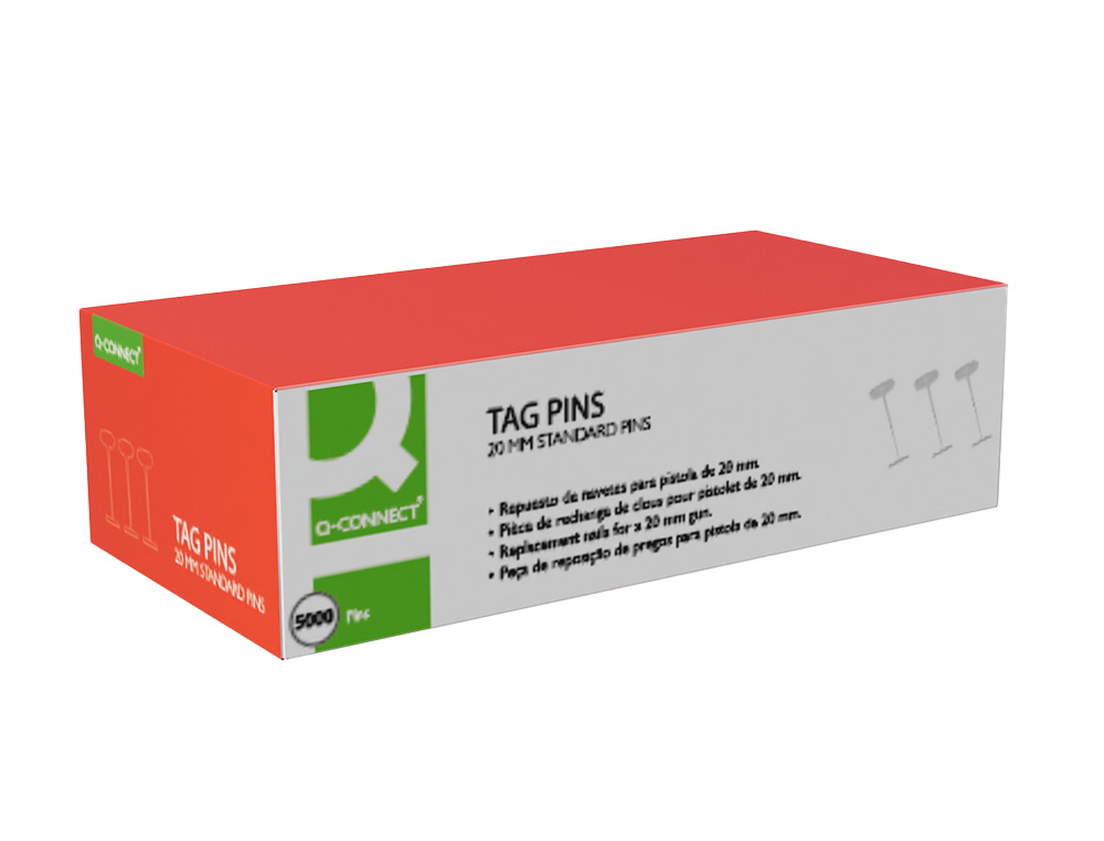 REPUESTO DE NAVETES Q-CONNECT PARA PISTOLA 20 MM CAJA DE 5000 UNIDADES