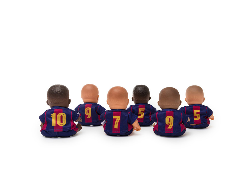 MUÑECO MINILAND FC. BARCELONA EXPOSITOR DE 12 UNIDADES SURTIDAS