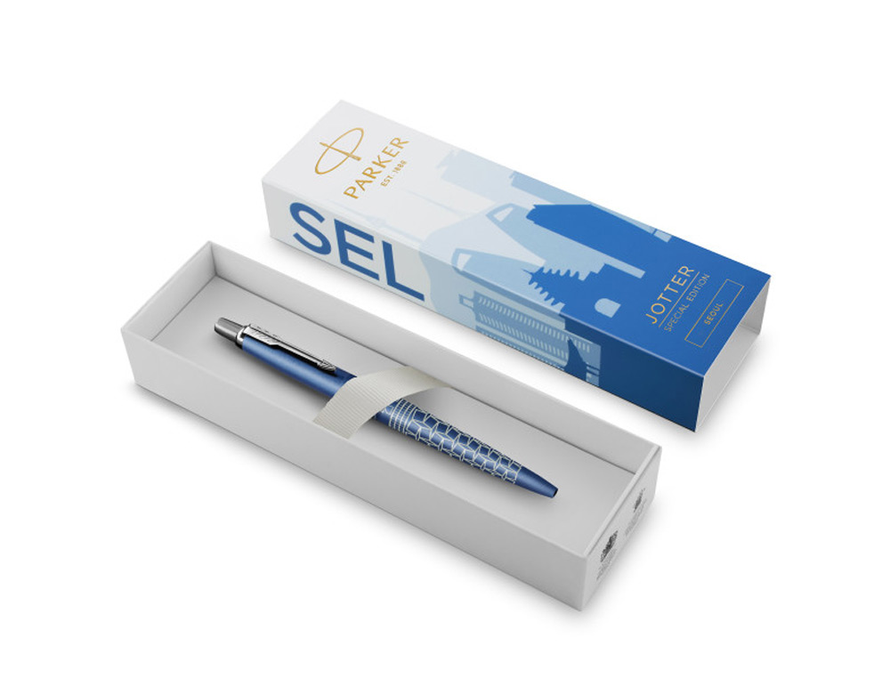 BOLIGRAFO PARKER JOTTER EDICION ESPECIAL GLOBAL ICONOS SEUL AZUL
