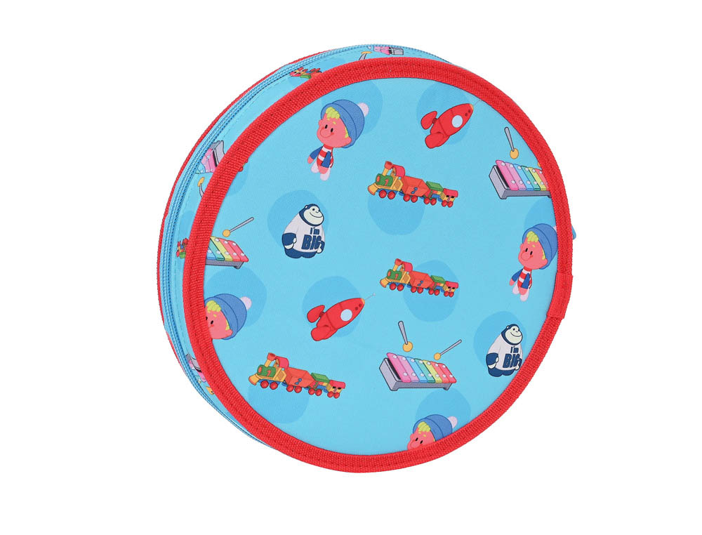 PLUMIER ESCOLAR SAFTA CON CREMALLERA 18 PIEZAS 210X35 MM CLEO & CUQUIN GOOD NIGHT