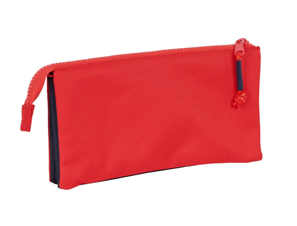 BOLSO ESCOLAR SAFTA PORTATODO TRIPLE 220X30X120 MM SELECCION ESPAOLA DE FUTBOL