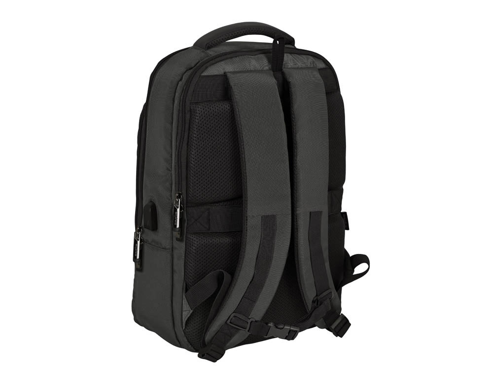 CARTERA ESCOLAR SAFTA BUSINESS (BLACK-BLUE-GREY) MOCHILA ORDENADOR 15,6