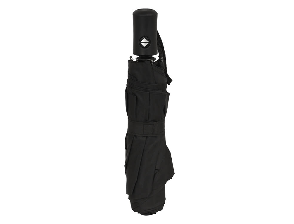 PARAGUAS SAFTA PLEGABLE 58 CM AZUL/NEGRO/GRIS