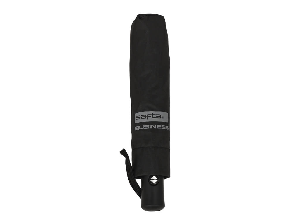 PARAGUAS SAFTA PLEGABLE 58 CM AZUL/NEGRO/GRIS