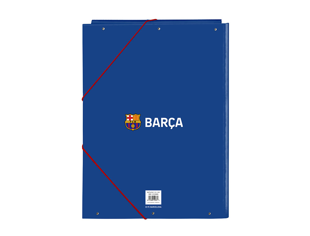 CARPETA GOMAS SOLAPAS SAFTA FOLIO F.C. BARCELONA 2 EQUIPACION 23/24