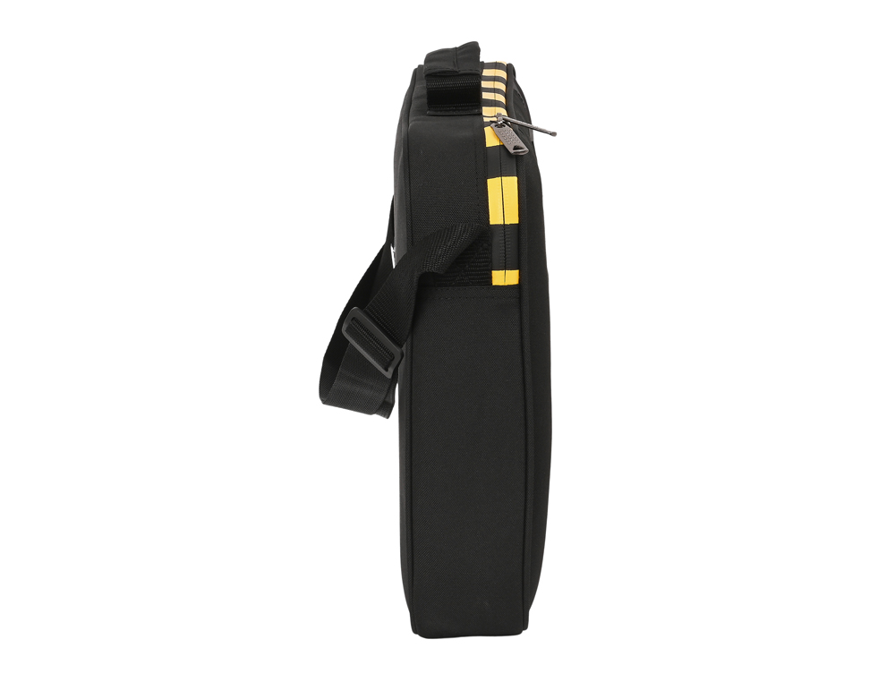 CARTERA SAFTA EXTRAESCOLARES RECICLADO BLACKFIT8 ZONE 60X380280 MM