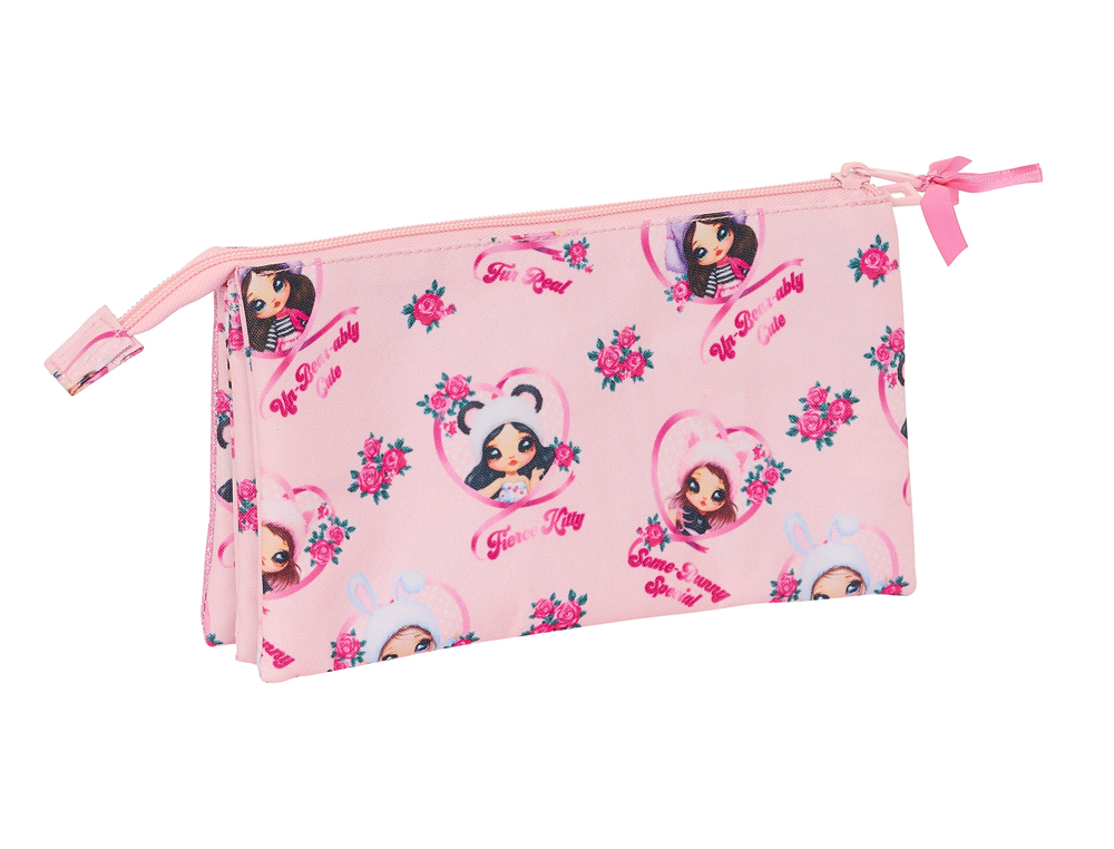 BOLSO ESCOLAR PORTATODO SAFTA TRIPLE NA NA NA SURPRISE FABULOUS 30X220X120 MM