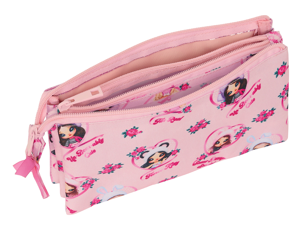 BOLSO ESCOLAR PORTATODO SAFTA TRIPLE NA NA NA SURPRISE FABULOUS 30X220X120 MM