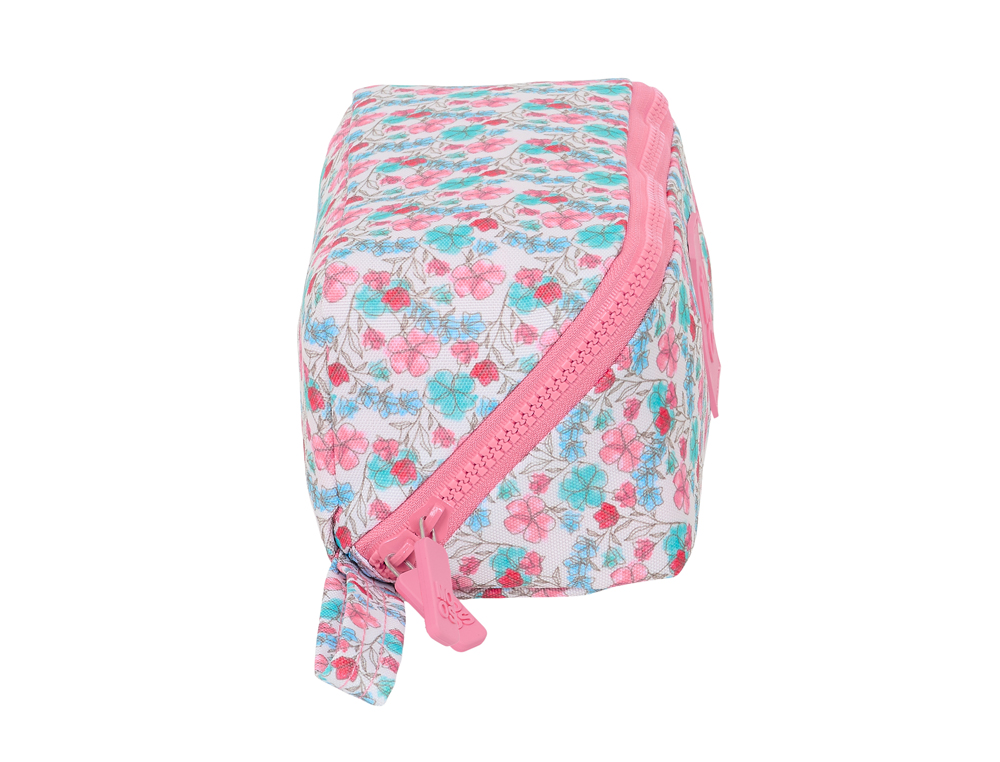 BOLSO ESCOLAR PORTATODO SAFTA CUADRADO GRANDE MOOS FLORESISTENTE 100X200X100 MM