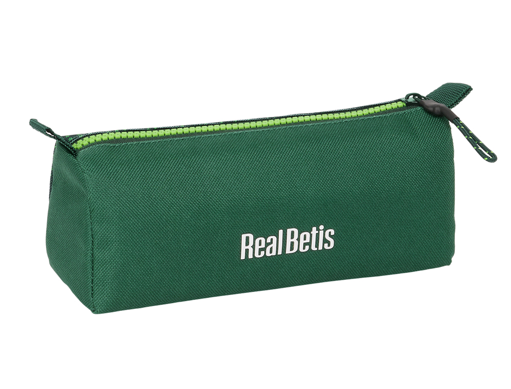 BOLSO ESCOLAR PORTATODO SAFTA RESISTENTE AL AGUA REAL BETIS BALOMPIE 80X210X70 MM