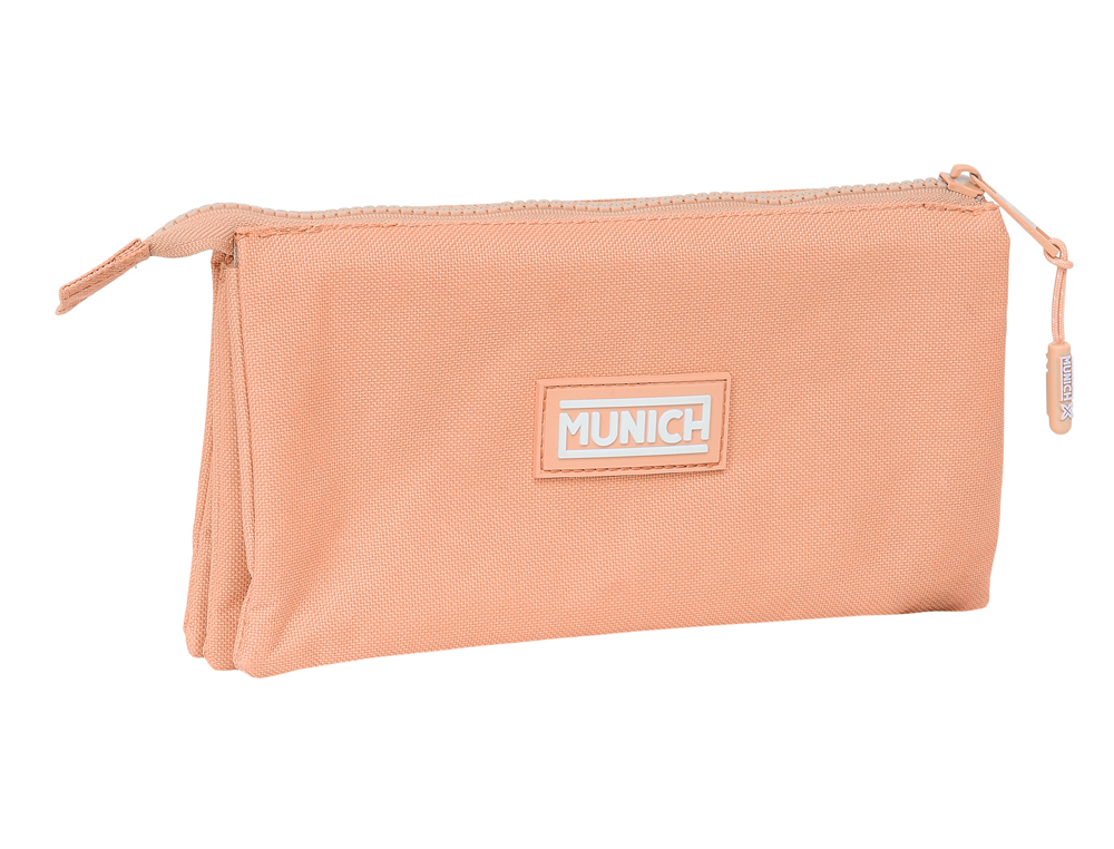 BOLSO ESCOLAR PORTATODO SAFTA TRIPLE MUNICH BASICS GIRL 120X220X30 MM