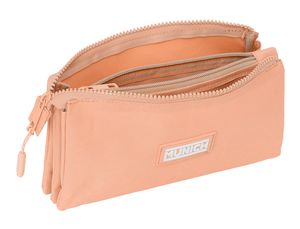 BOLSO ESCOLAR PORTATODO SAFTA TRIPLE MUNICH BASICS GIRL 120X220X30 MM