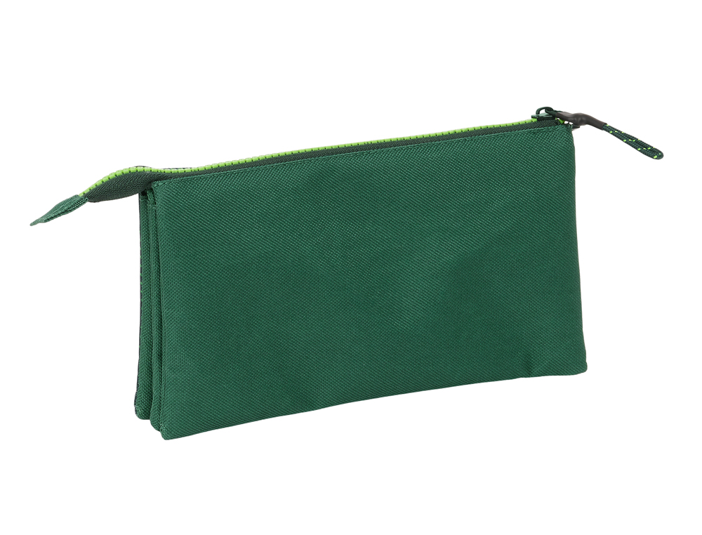 BOLSO ESCOLAR PORTATODO SAFTA TRIPLE RESISTENTE AL AGUA REAL BETIS BALOMPIE 120X220X30 MM