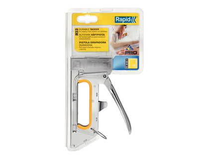 GRAPADORA RAPID CLAVADORA PRO R23E METALICA CROMADA USA GRAPAS N 13