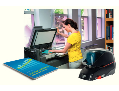 GRAPADORA RAPID ELECTRICA 5080E CAPACIDAD 80 HOJAS COLOR NEGRO USA GRAPAS 5080E