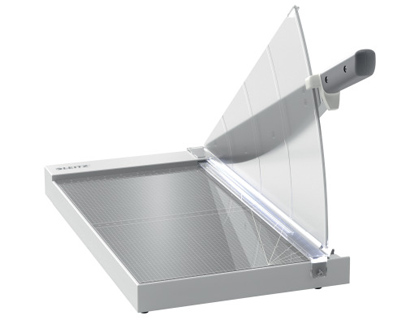 CIZALLA DE PALANCA LEITZ OFFICE DIN A3 BASE DE CRISTAL LONGITUD DE CORTE 457 MM CAPACIDAD DE CORTE 15 HOJAS