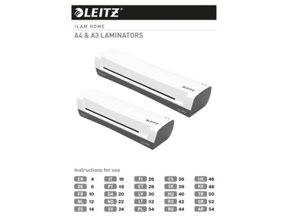 PLASTIFICADORA LEITZ ILAM HOME DIN A3 HASTA 125 MC