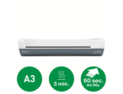 PLASTIFICADORA LEITZ ILAM HOME DIN A3 HASTA 125 MC