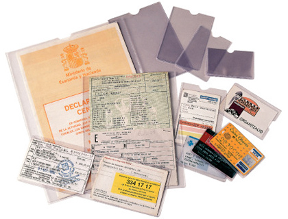 FUNDA PORTADOCUMENTOS ESSELTE PVC TRANSPARENTE 140 MICRAS FOLIO 231X330 MM