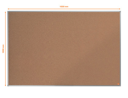 TABLERO DE ANUNCIOS NOBO ESSENCE CORCHO MARCO ALUMINIO 1500X1000 MM