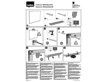 TABLERO DE ANUNCIOS NOBO ESSENCE CORCHO MARCO ALUMINIO 1500X1000 MM