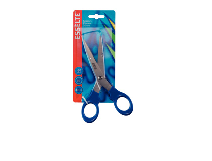 TIJERA ESSELTE GAMA PREMIUN 200 MM ACERO INOXIDABLE MANGO ERGONOMICO COLOR AZUL