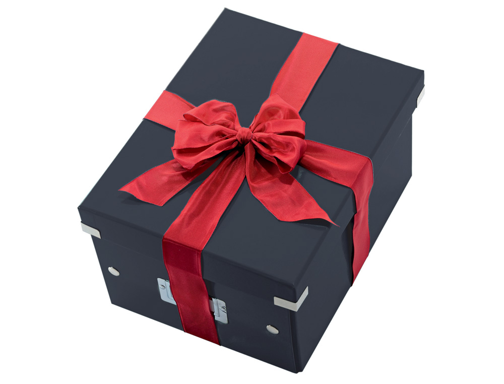 CAJA ALMACENAMIENTO LEITZ CLICK & STORE CUBICA GRANDE COLOR NEGRO 320X360X310 MM