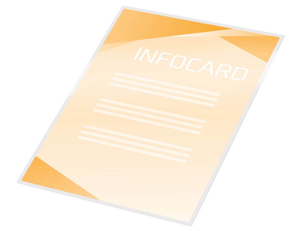 BOLSA DE PLASTIFICAR GBC DIN A6 2X125 MICRAS CAJA DE 100 UNIDADES