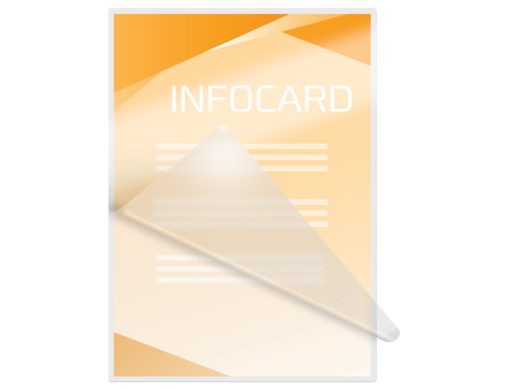 BOLSA DE PLASTIFICAR GBC DIN A6 2X125 MICRAS CAJA DE 100 UNIDADES