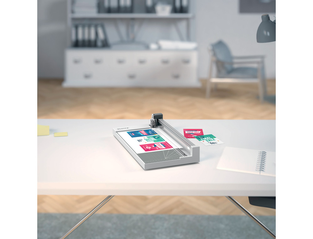 CIZALLA DE RODILLO LEITZ PRECISION HOME OFFICE A4 BASE PLASTICO CAPACIDAD DE CORTE 10 HOJAS