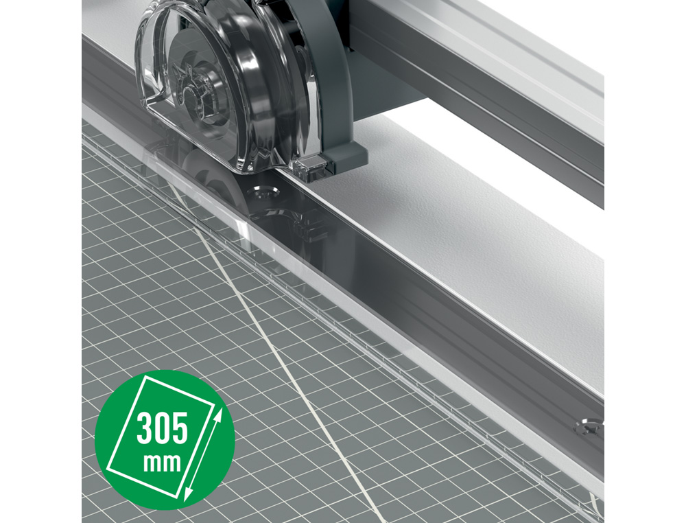 CIZALLA DE RODILLO LEITZ PRECISION HOME OFFICE A4 BASE PLASTICO CAPACIDAD DE CORTE 10 HOJAS