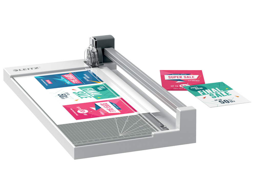 CIZALLA DE RODILLO LEITZ PRECISION HOME OFFICE A4 BASE PLASTICO CAPACIDAD DE CORTE 10 HOJAS